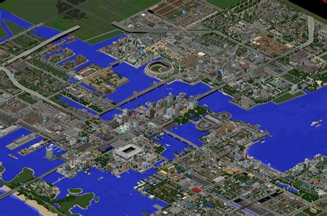 minecraft city buildings map