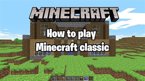 minecraft classic free play no download