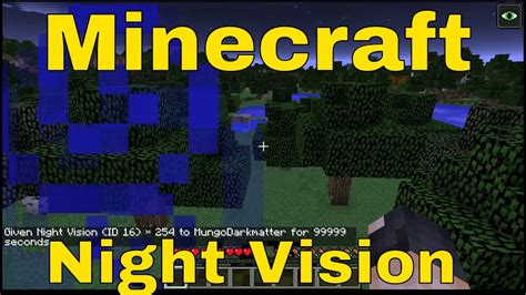 Minecraft Command Give Night Vision