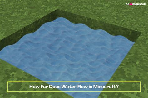 Minecraft Control Water Flow