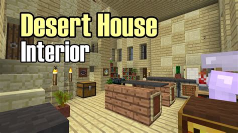 minecraft desert house interior