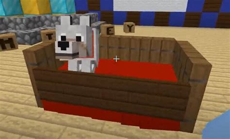 Minecraft Dog Bed Ideas