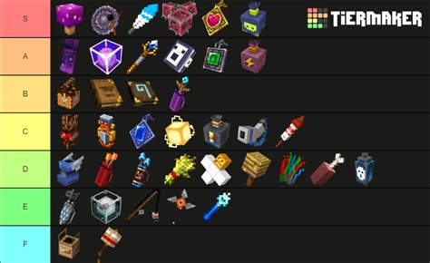 minecraft dungeons artifact tier list