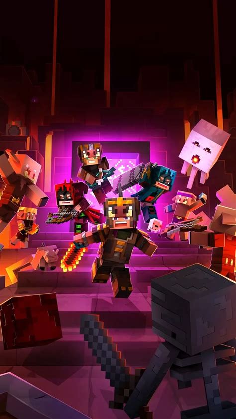 Minecraft Dungeons Wallpaper Iphone