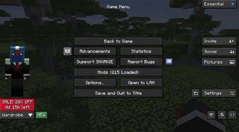 Minecraft Essential Mod