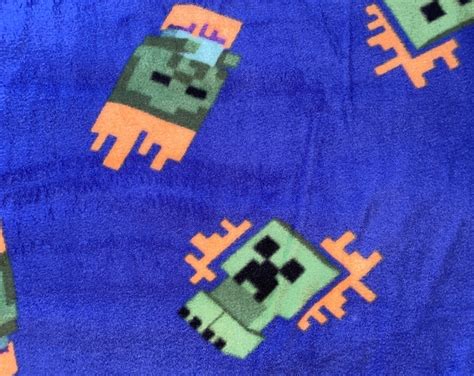 minecraft fleece fabric