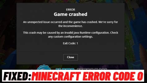 minecraft forge error code 1