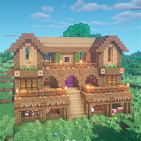 minecraft house ideas wood