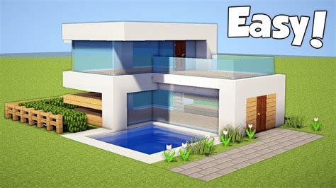 minecraft house tutorial easy