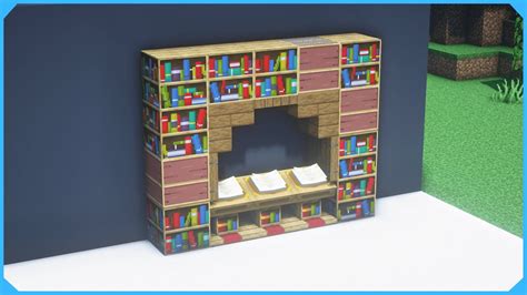 Minecraft How To Make A Bookcase