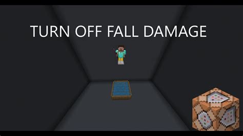 Minecraft How To Turn Off Fall Damage