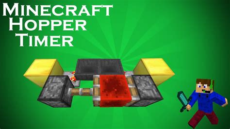 Minecraft How To Use Hopper Clock
