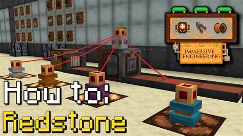 Minecraft Immersive Engineering Redstone Wire