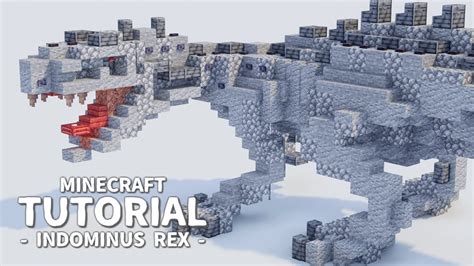 minecraft indominus rex tutorial