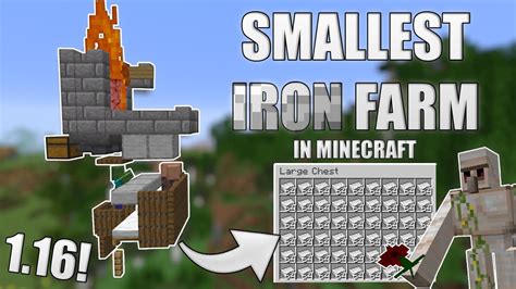 Minecraft Iron Farm Dimensions
