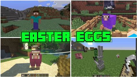 minecraft java easter eggs