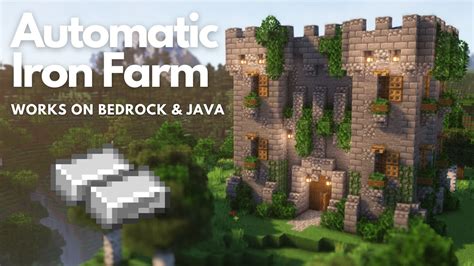 Minecraft Java Iron Farm Tutorial