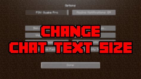 minecraft java text size