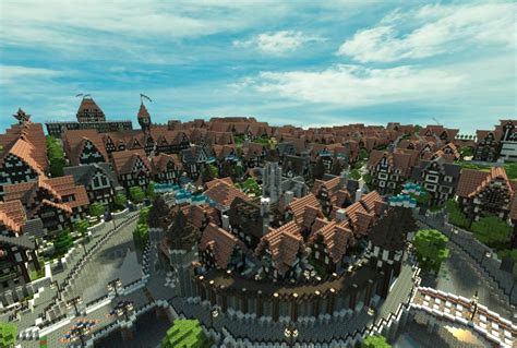 minecraft medieval city