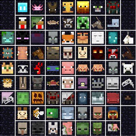 Minecraft mobs