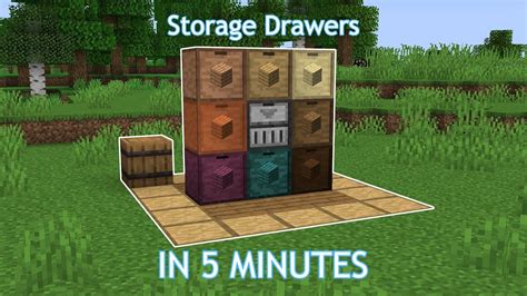 Minecraft Mod Storage Drawers