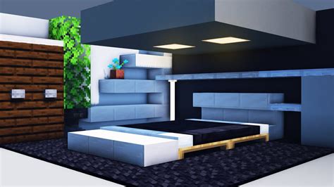 Minecraft Modern Bedroom Build Tutorial