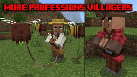 minecraft more villager professions mod