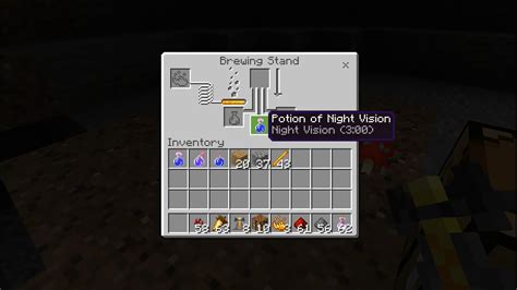 Minecraft Night Vision Potion Ingredients