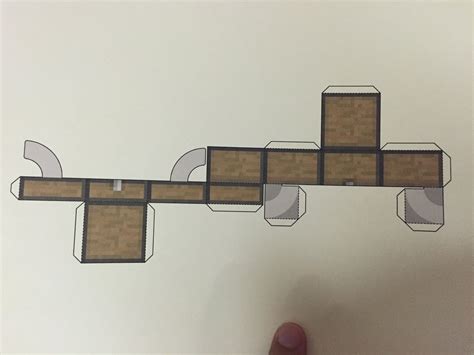 Minecraft Papercraft Chest That Opens