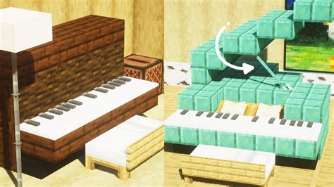 Minecraft Piano Design