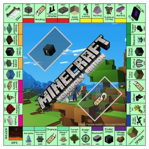 Minecraft Printable Board Games