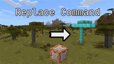 minecraft replace all blocks of type command