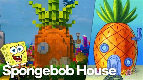 minecraft spongebob house tutorial