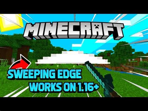 Minecraft Sweeping Edge Not Working