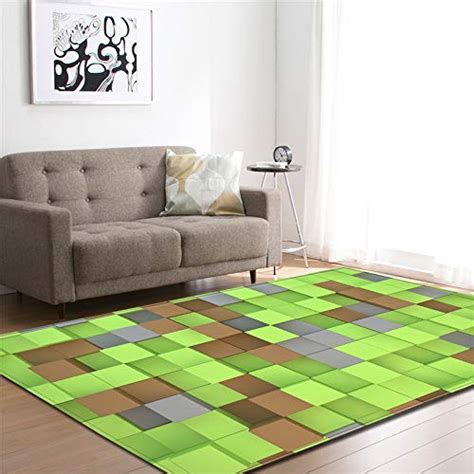 Minecraft Area Rugs Living Room Carpet Christmas Gift Floor Decor