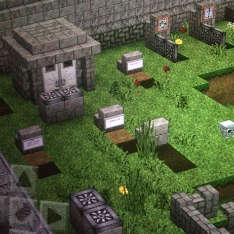Minecraft Tombstone Design
