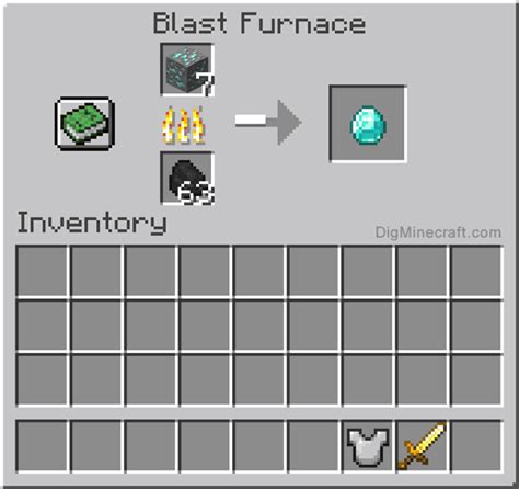 Minecraft Use Blast Furnace