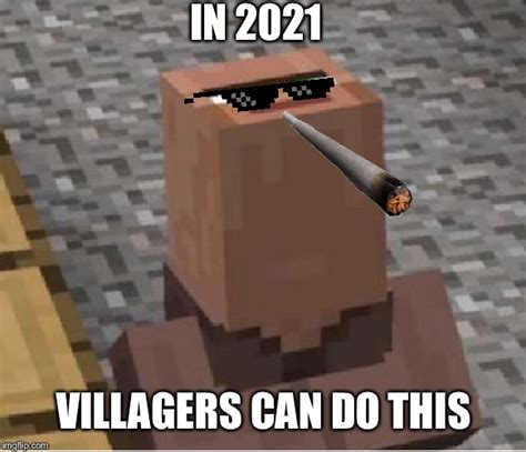 minecraft villager nose meme