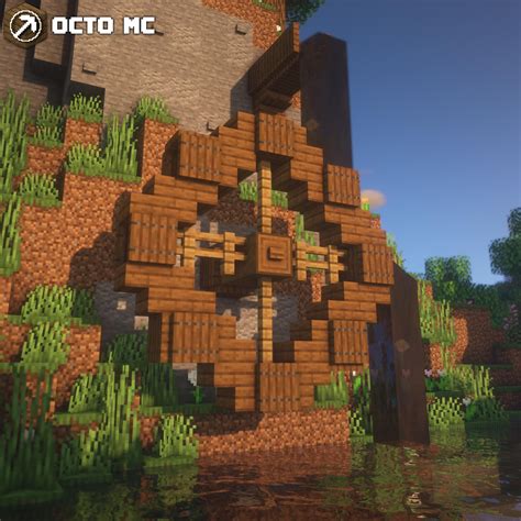 Minecraft Water Wheel Design