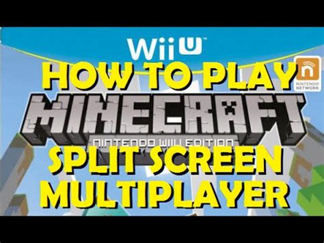 Minecraft Wii U Edition Split Screen