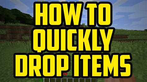 Minecraft throwing items when clicked