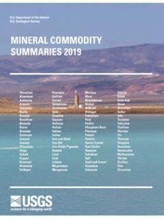 mineral commodity summaries 2019 pdf