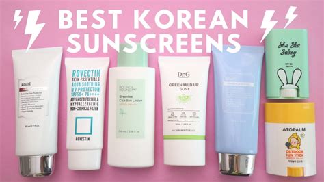 mineral sunscreen for face korean