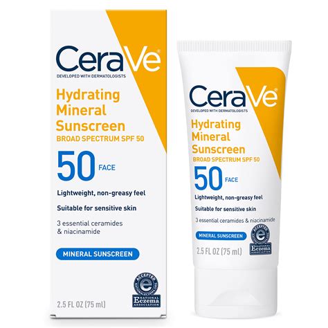 mineral sunscreen with niacinamide