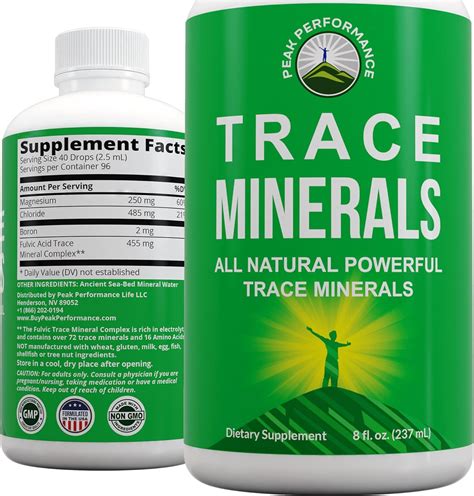 Mineral Supplement Trace Elements