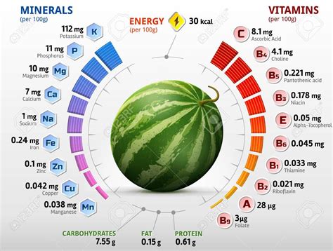 Minerals And Vitamins In Watermelon