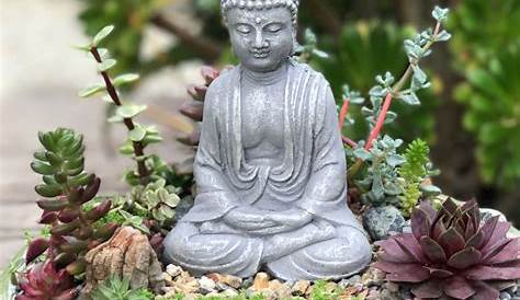 Mini Jardin Zen Bouddha Buddha In Japanese Garden In My Home Buddhistische