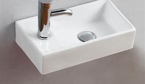 Mini Lavabo Wc D135 Solid Surface Washbasin For Wall Mounted