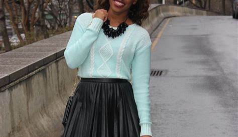Mini Skirt Outfit Black Women