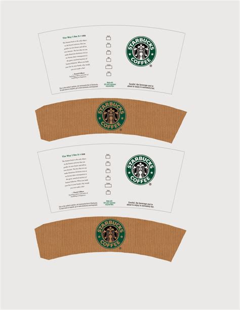 8 Best Images of Paper Coffee Cup Printables Paper Coffee Cup Sleeves
